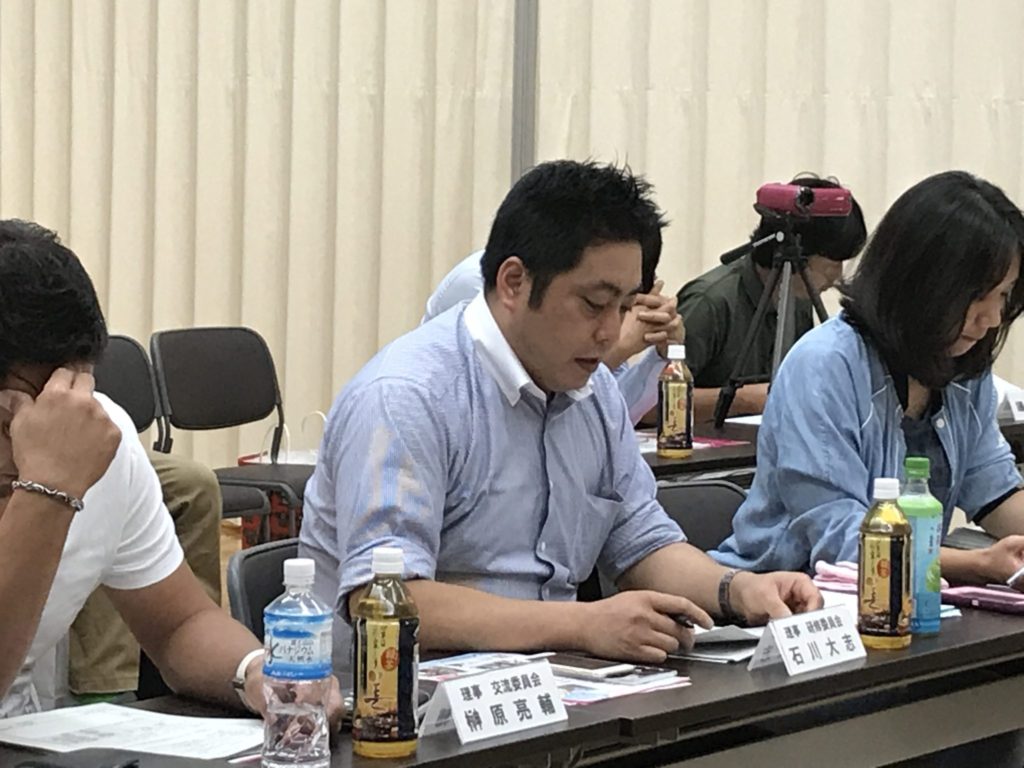 研修委員会 石川大志委員長から1月視察研修会の議案が上程されました。